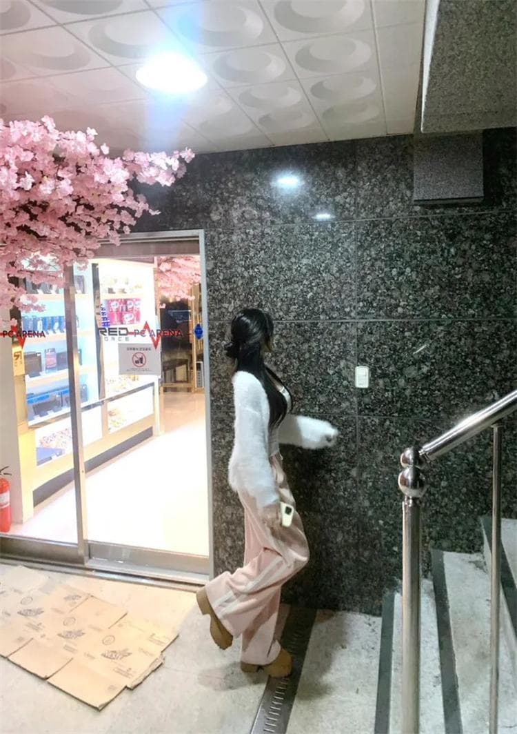 한국 동대문 새로운 품격 플리스 플러시 프로 피부 루즈핏 슬림해 보이는 다용도 긴팔 니트 스웨터 재킷 티셔츠 여성 상세 이미지 24