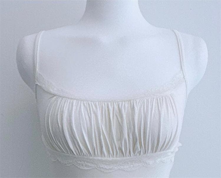 한국 동대문 새로운 품격 순수한 욕망 바람 레이스 측면 패치워크 캐미솔 긴팔 오픈 가디건 두 조각 여성 세트 상세 이미지 8