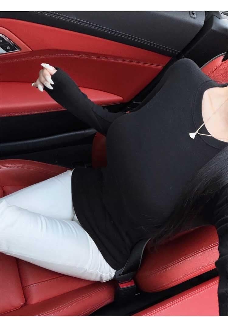 한국 동대문 새로운 품격 다용도 얇은 스타일 마이크로 ~을 통해 라운드 넥 디스플레이 몸 타이트 긴팔 기본 셔츠 티셔츠 여성 상세 이미지 13