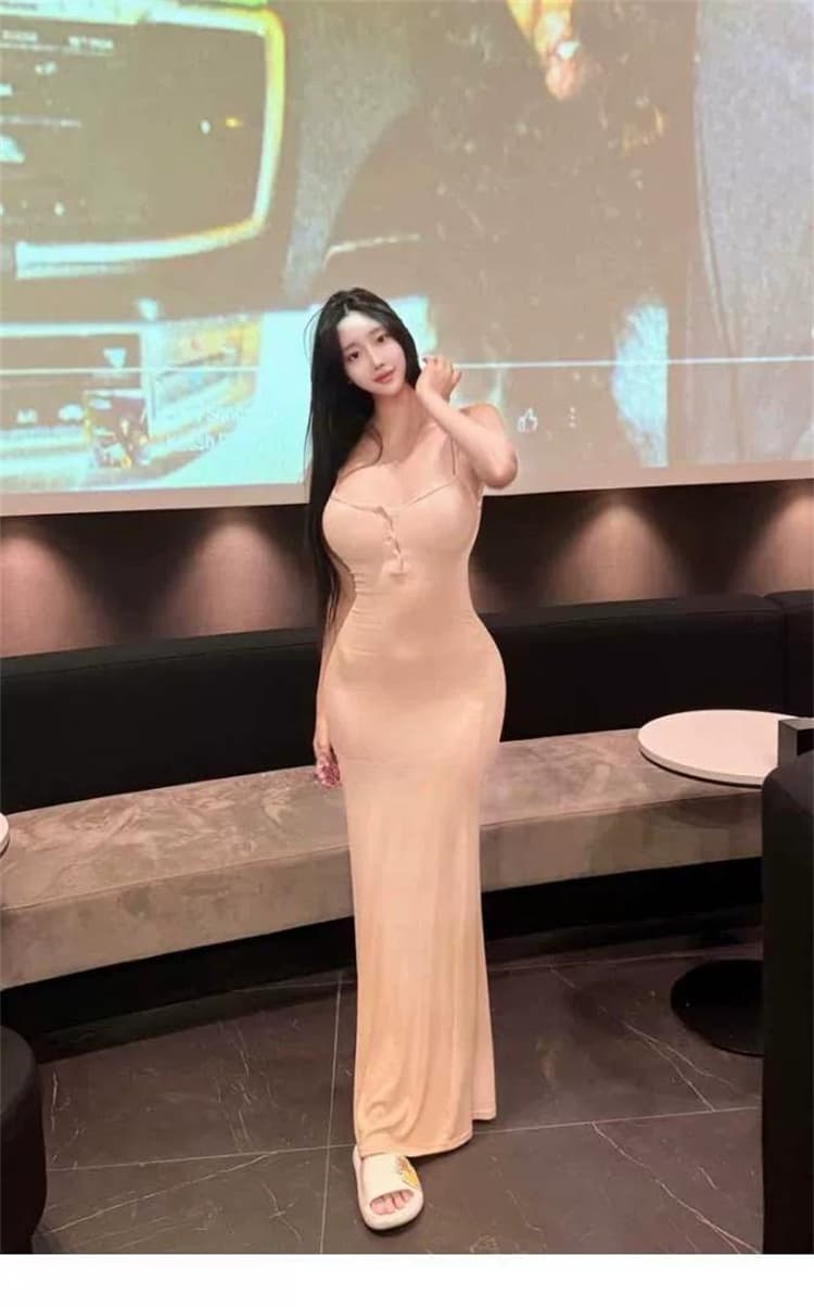 한국 동대문 새로운 품격 몸매 가꾸기 디스플레이 몸 반 개방 칼라 단추 디스플레이 몸 롱 코트 다용도 점프 슈트 롱 스커트 상세 이미지 15