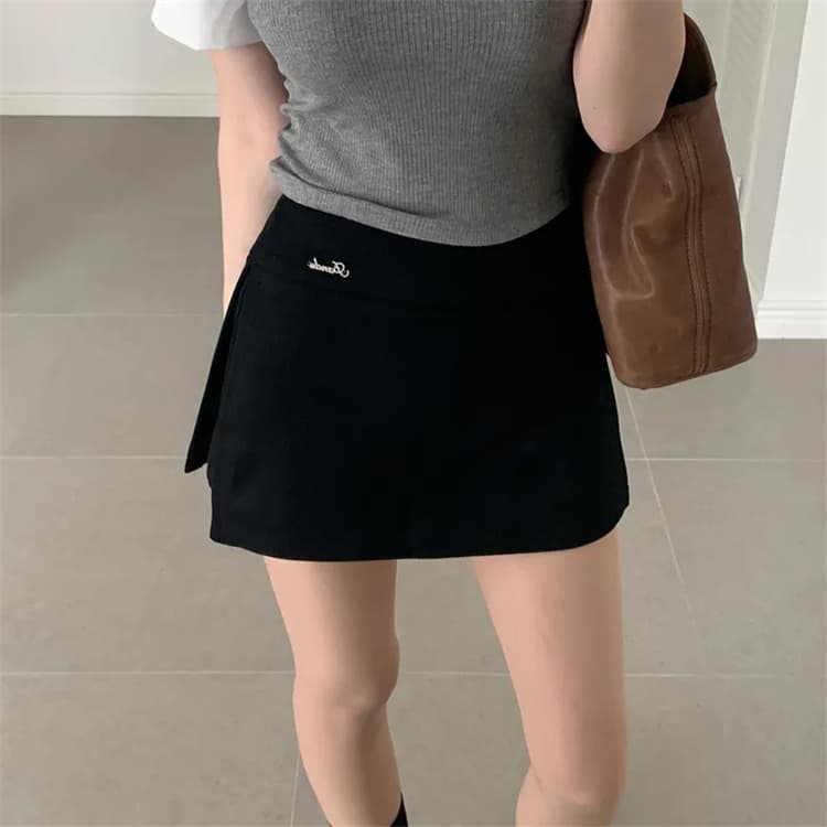 한국 동대문 새로운 품격 몸매 가꾸기 허리 수축 디스플레이 몸 polo 폴로 칼라 배색 패치워크 다용도 반팔 티셔츠 상세 이미지 17