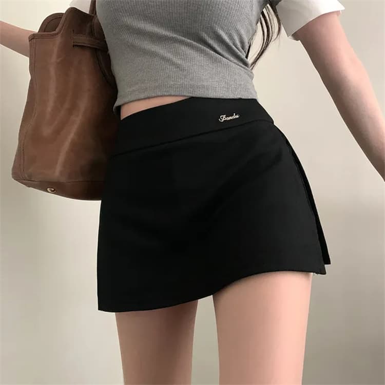 한국 동대문 새로운 품격 몸매 가꾸기 허리 수축 디스플레이 몸 polo 폴로 칼라 배색 패치워크 다용도 반팔 티셔츠 상세 이미지 22