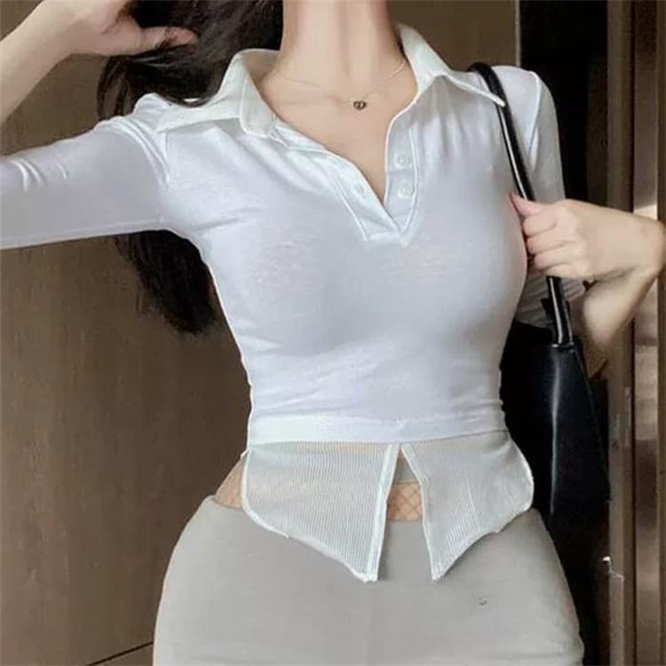 한국 동대문 새로운 품격 디자인 센스 반지 버클 장식 몸매 가꾸기 디스플레이 몸 노출 방지 핫걸 타이트 스커트 치마바지 상세 이미지 16