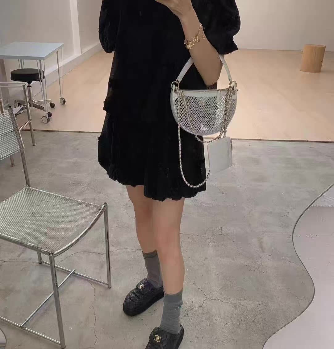chic 다용도 작은 대중 패션 개성 거품 소매 꽃 반바지 세트 투피스 세트 상세 이미지 4