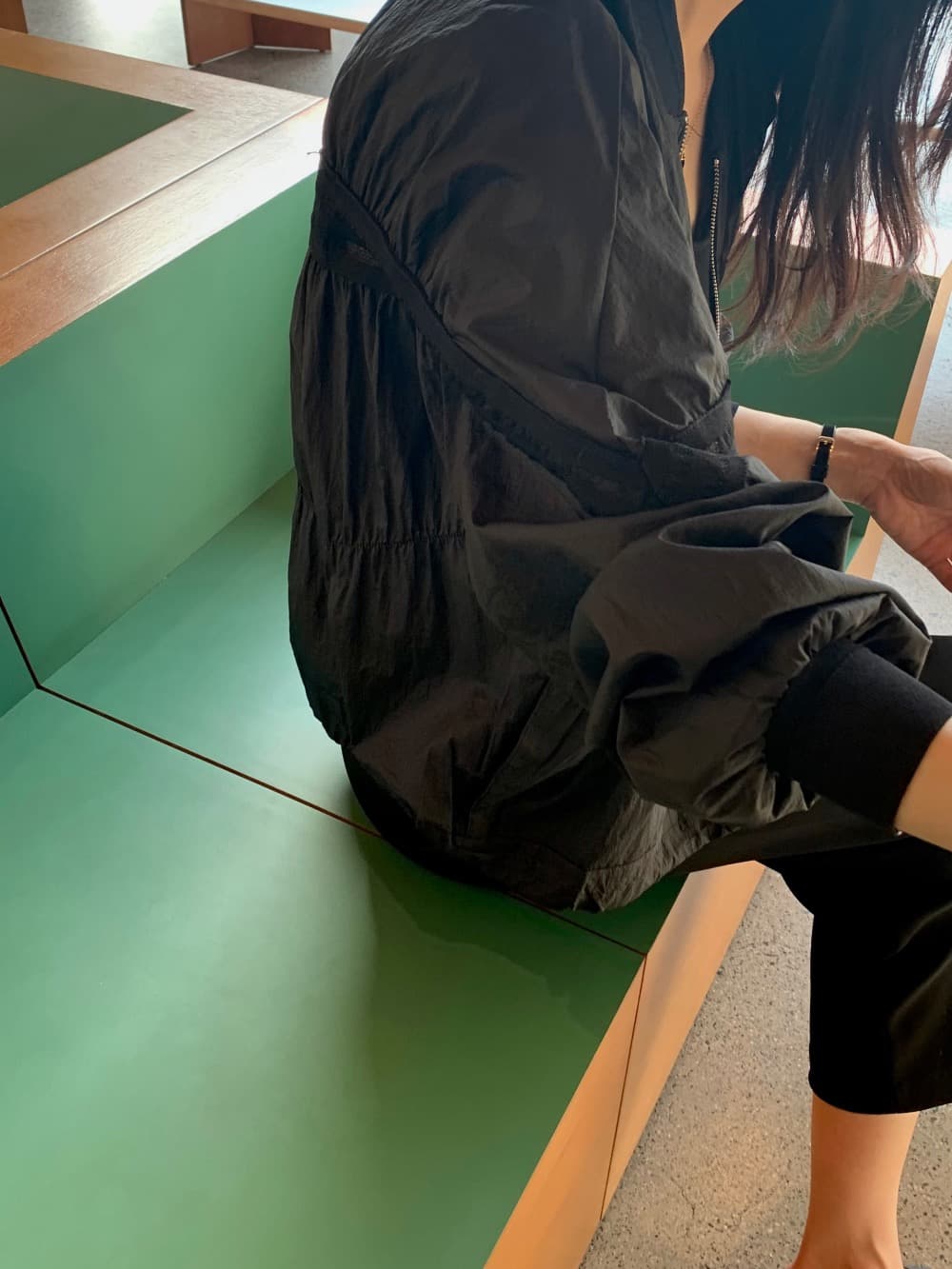 재고 있음 한 스타일 디자인 센스 자외선 차단 얇은 스타일 재킷 상세 이미지 7