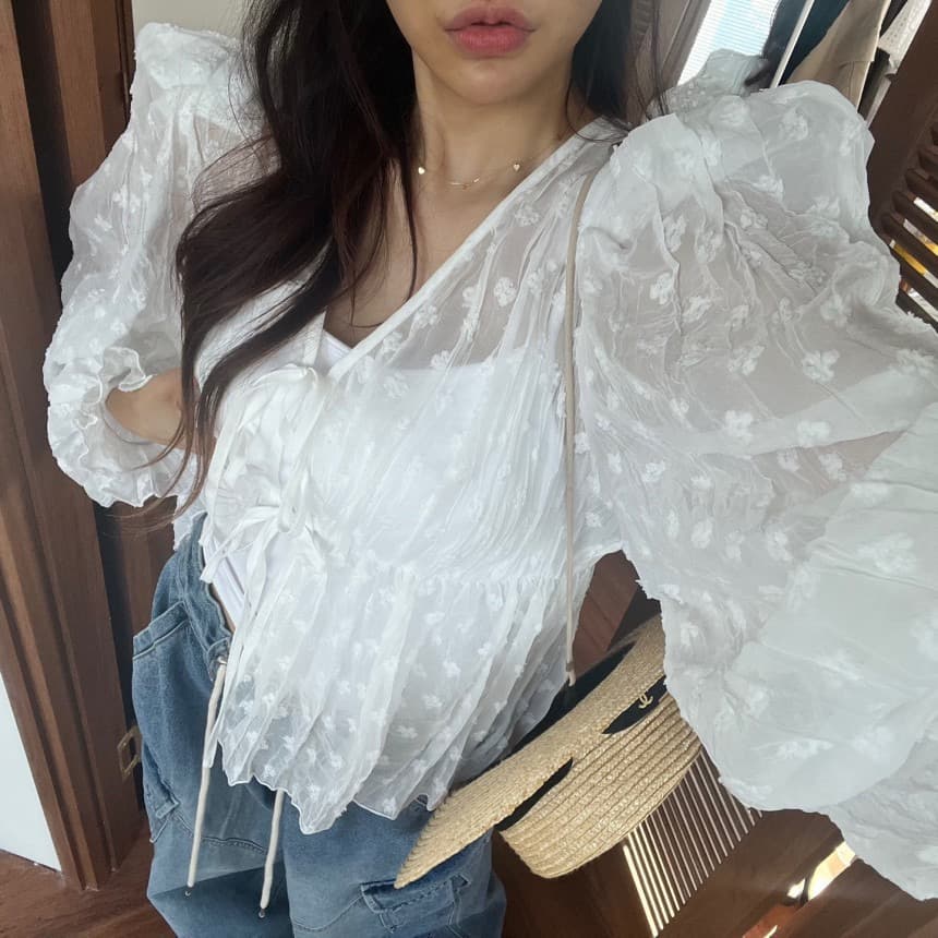 재고 있음 한 스타일 레이스업 다용도 셔츠 셔츠