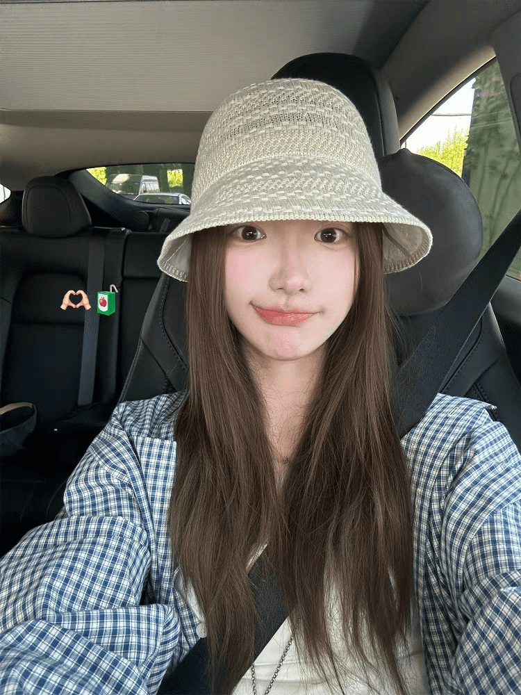 goo goo eyes 레트로 블루 화이트 체크무늬 자외선 차단 긴팔 여성 셔츠 여름 새로운 케이크 드레스 미니 스커트 세트 상세 이미지 1