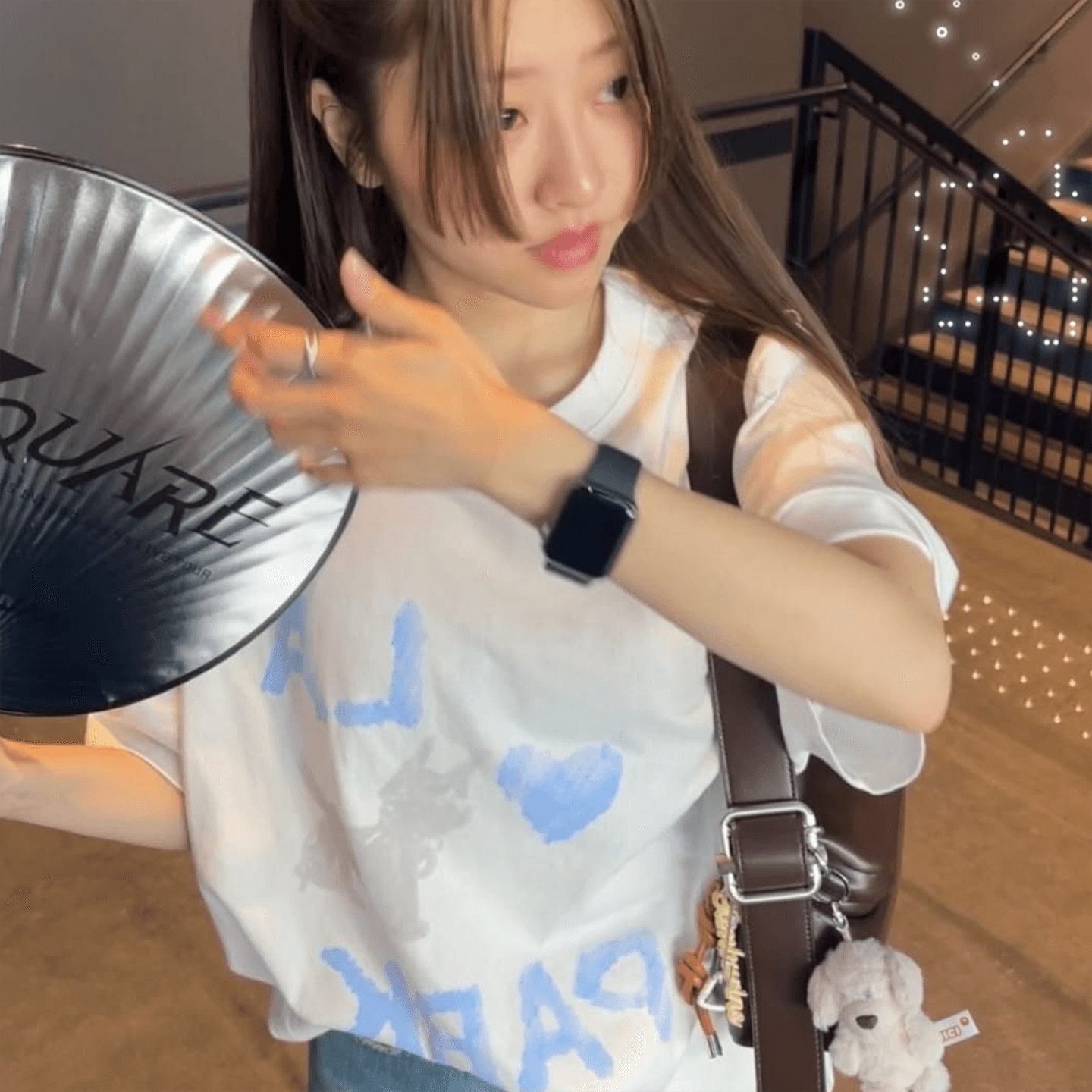 있음 선적 jennie 챕터 만약 난 같은 단락 귀여운 알파벳 강아지 프린트 반팔 티셔츠 이미지 2