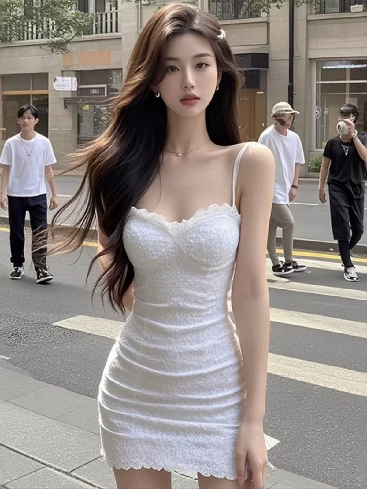 순수한 욕망 바람 섹시함 행침 목 V넥 긴팔 티셔츠 여성 2025 봄 섹션 작은 대중 디자인 센스 기본 셔츠 핫걸 맨위 상세 이미지 2