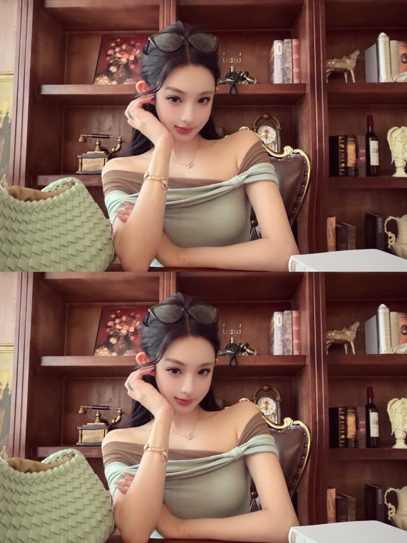 핫걸 배색 오프숄더 반팔 티셔츠 여성 여름 디자인 센스 허리 수축 슬림해 보이는 기본 셔츠 다용도 몸매 가꾸기 맨위 상세 이미지 4