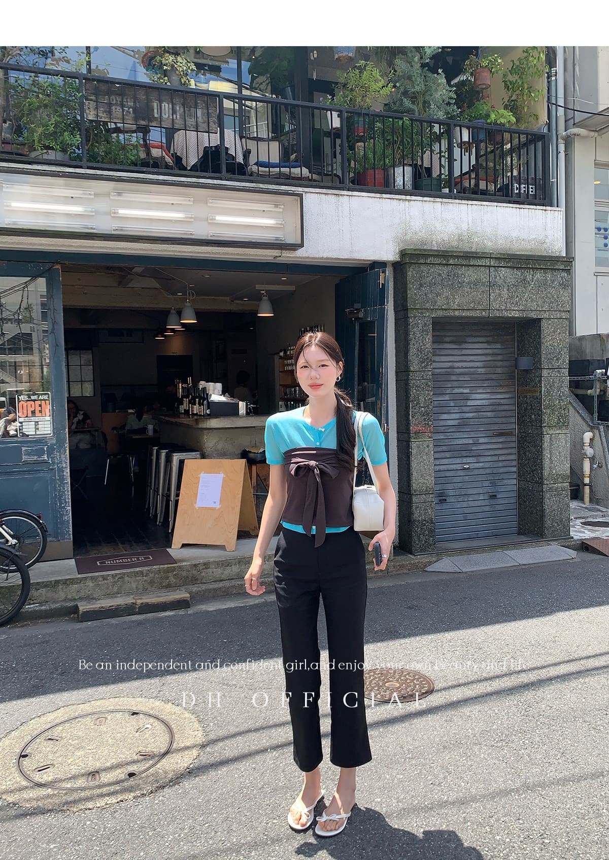 한 부서 작은 원 칼라 인사이드 가져 가라. 스택 착용 단색 스트랩 튜브탑 사실 두 조각 티셔츠 여성 여름 착용 잡아라. 의류 투피스 세트 상세 이미지 13