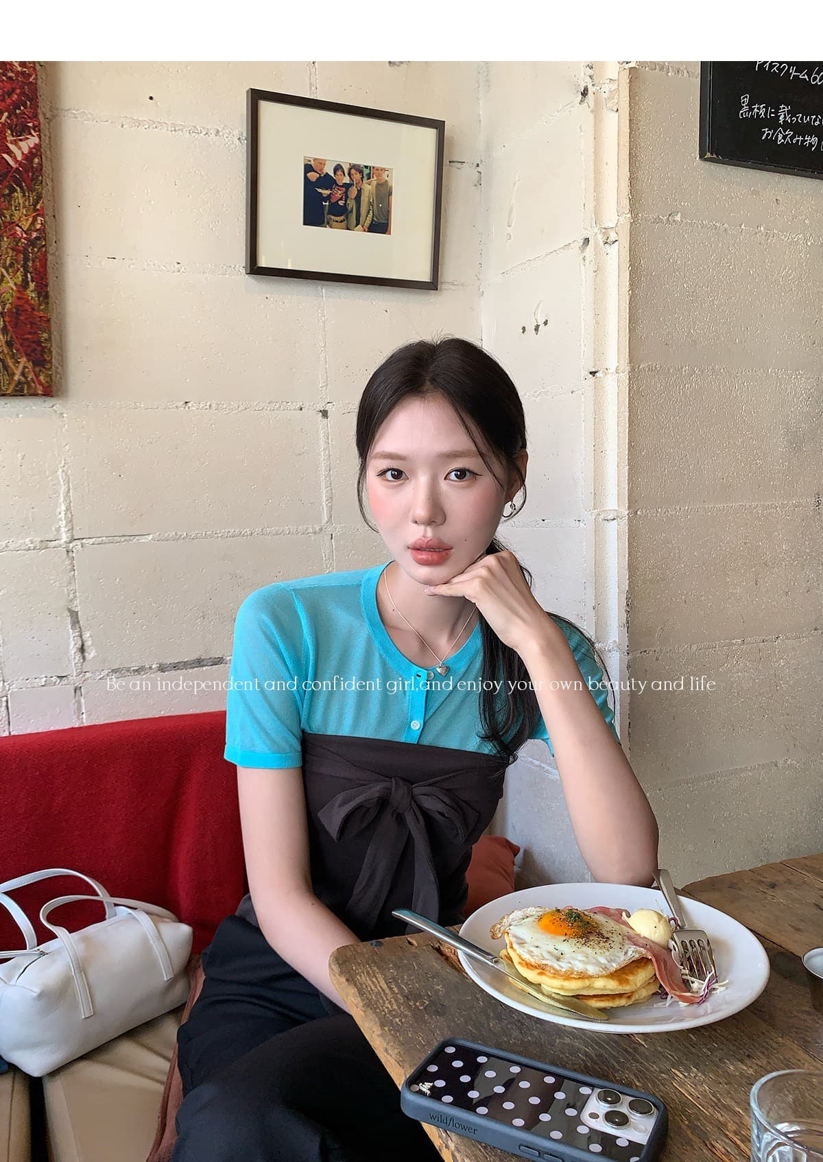 한 부서 작은 원 칼라 인사이드 가져 가라. 스택 착용 단색 스트랩 튜브탑 사실 두 조각 티셔츠 여성 여름 착용 잡아라. 의류 투피스 세트 상세 이미지 24