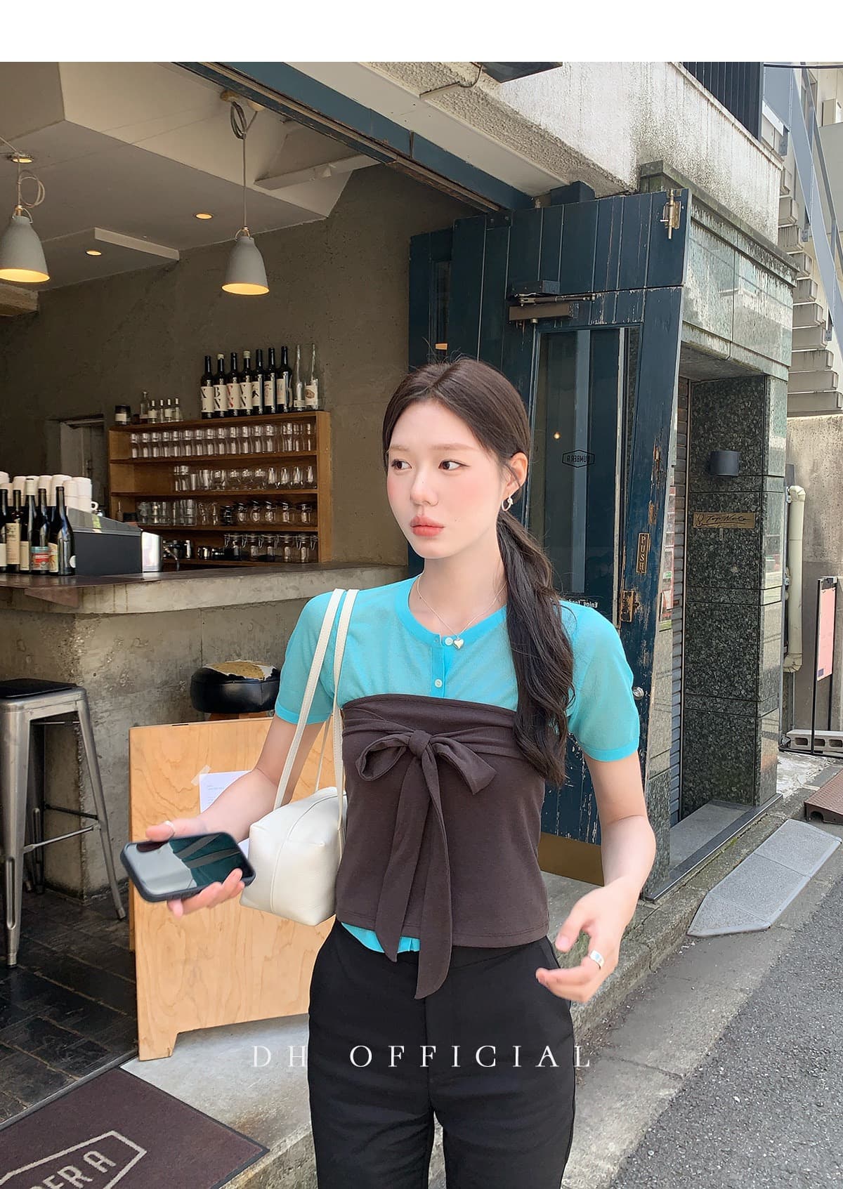 한 부서 작은 원 칼라 인사이드 가져 가라. 스택 착용 단색 스트랩 튜브탑 사실 두 조각 티셔츠 여성 여름 착용 잡아라. 의류 투피스 세트 상세 이미지 27
