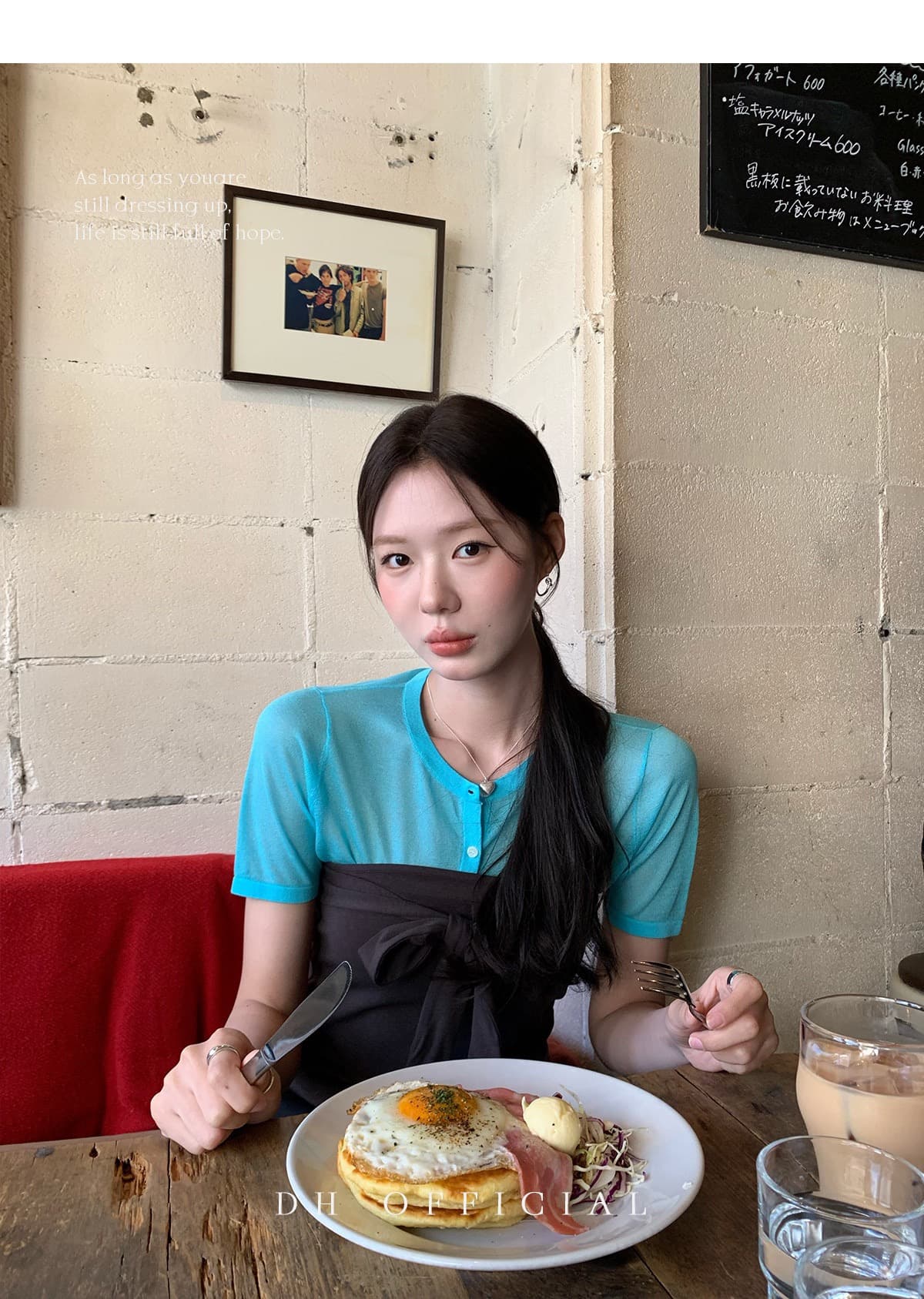한 부서 작은 원 칼라 인사이드 가져 가라. 스택 착용 단색 스트랩 튜브탑 사실 두 조각 티셔츠 여성 여름 착용 잡아라. 의류 투피스 세트 상세 이미지 28