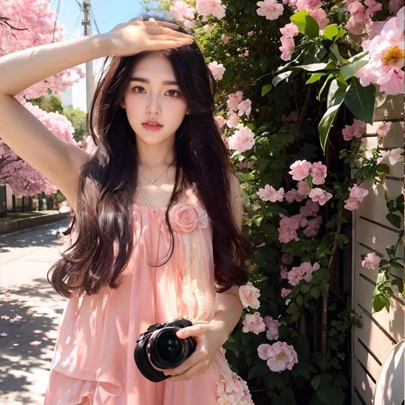 부드러운 바람 슬립 여성 드레스 여름 새로운 고급 센스 달콤함 차가운 센스 품격 다용도 중간 길이 치마 이미지 5