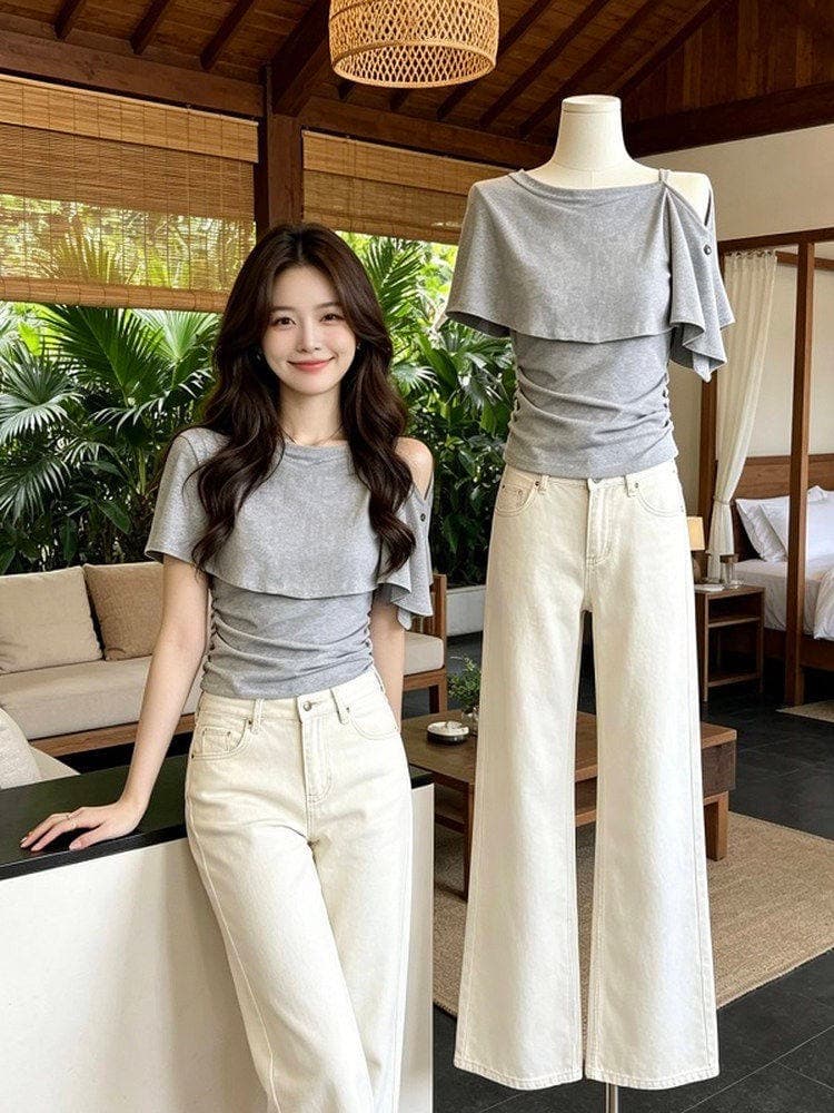 40 면 Chic 고급 센스 26 년 여름 새로운 디자인 센스 작은 대중 품격 캐주얼 이미지 3