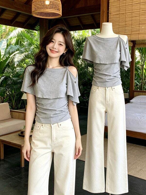 40 면 Chic 고급 센스 26 년 여름 새로운 디자인 센스 작은 대중 품격 캐주얼 상세 이미지 7