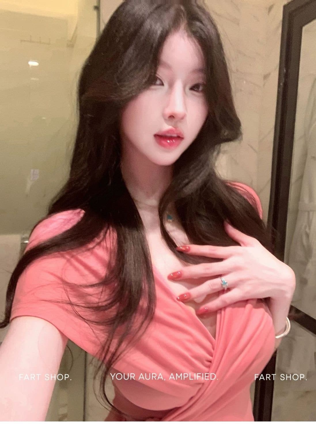 프랑스식 디자인 센스 V넥 스트랩 반팔 여성 여름 새로운 핫걸 몸매 가꾸기 슬림해 보이는 꼬집기 허리 섹시함 다용도 맨위 상세 이미지 7