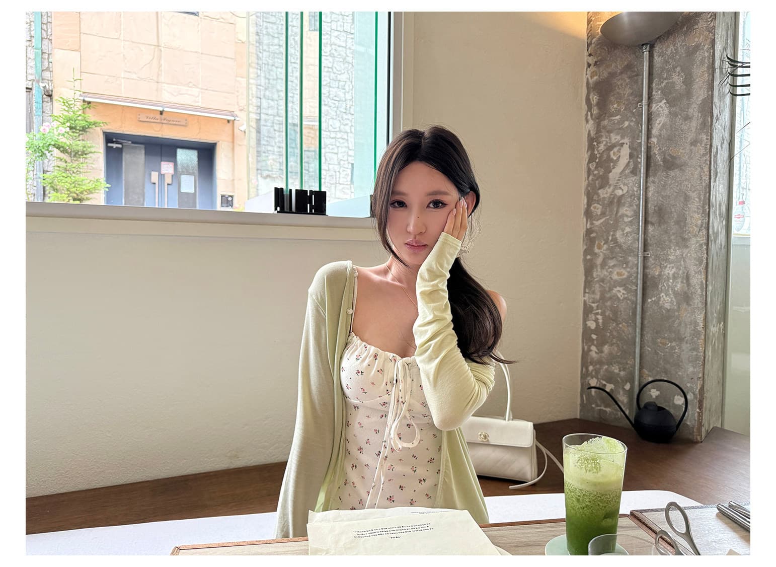 unoone 사랑 悸动 소녀 센스 꽃무늬 슬립 드레스 여름 광장 칼라 레이스업 허리 수축 슬림해 보이는 미니 스커트 여성 상세 이미지 13