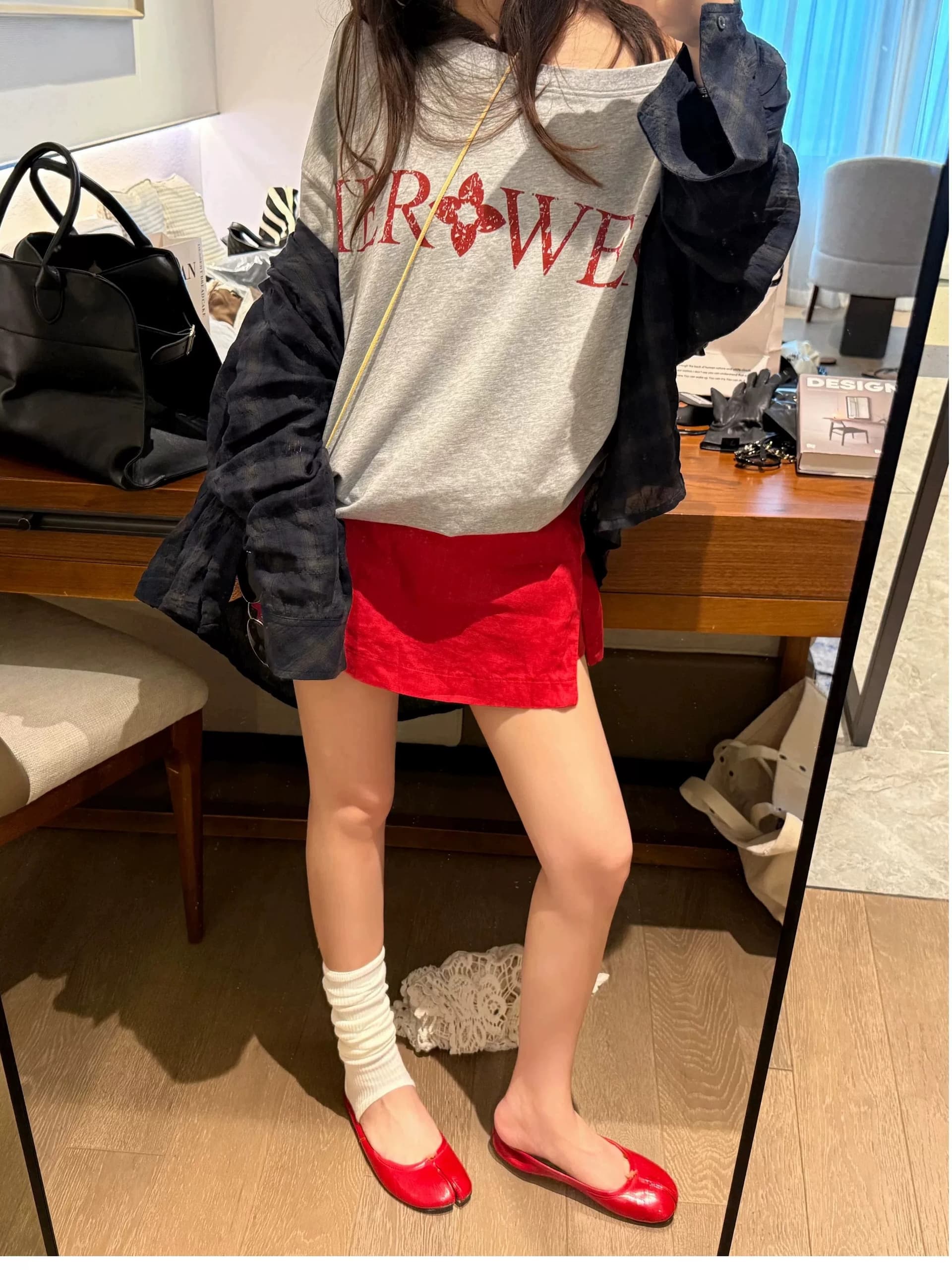 측면 트임 단색 미니 스커트 여성 여름 새로운 슈퍼 잘 생긴 반신 스커트 하이웨이스트 슬림해 보이는 노출 방지 한 마디 치마 상세 이미지 17