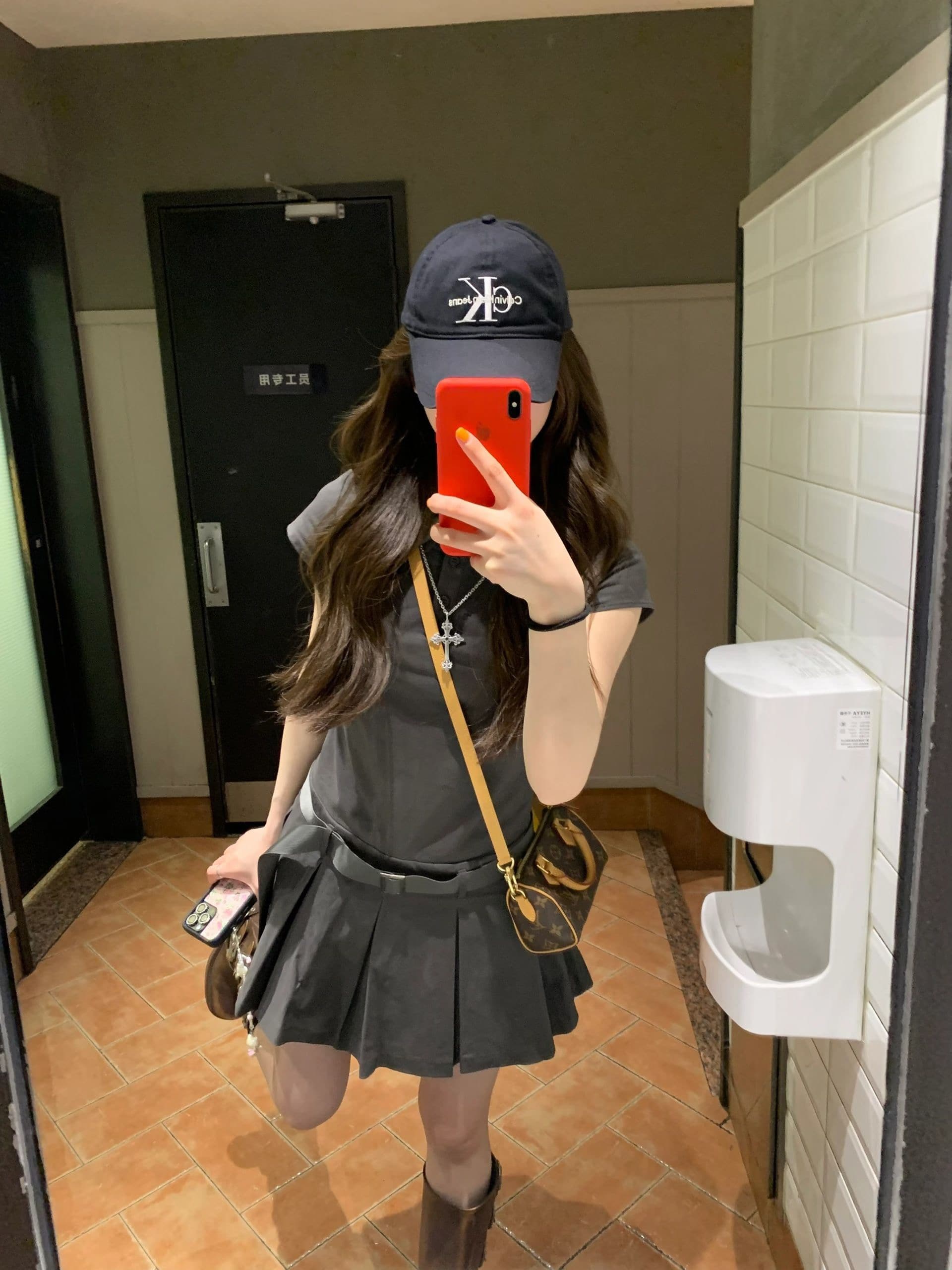 아메리칸 소금 부서 워크웨어 바람 polo 폴로 칼라 셔츠 드레스 여름 새로운 회색 플리츠 미니 스커트 작은 아이들 상세 이미지 8