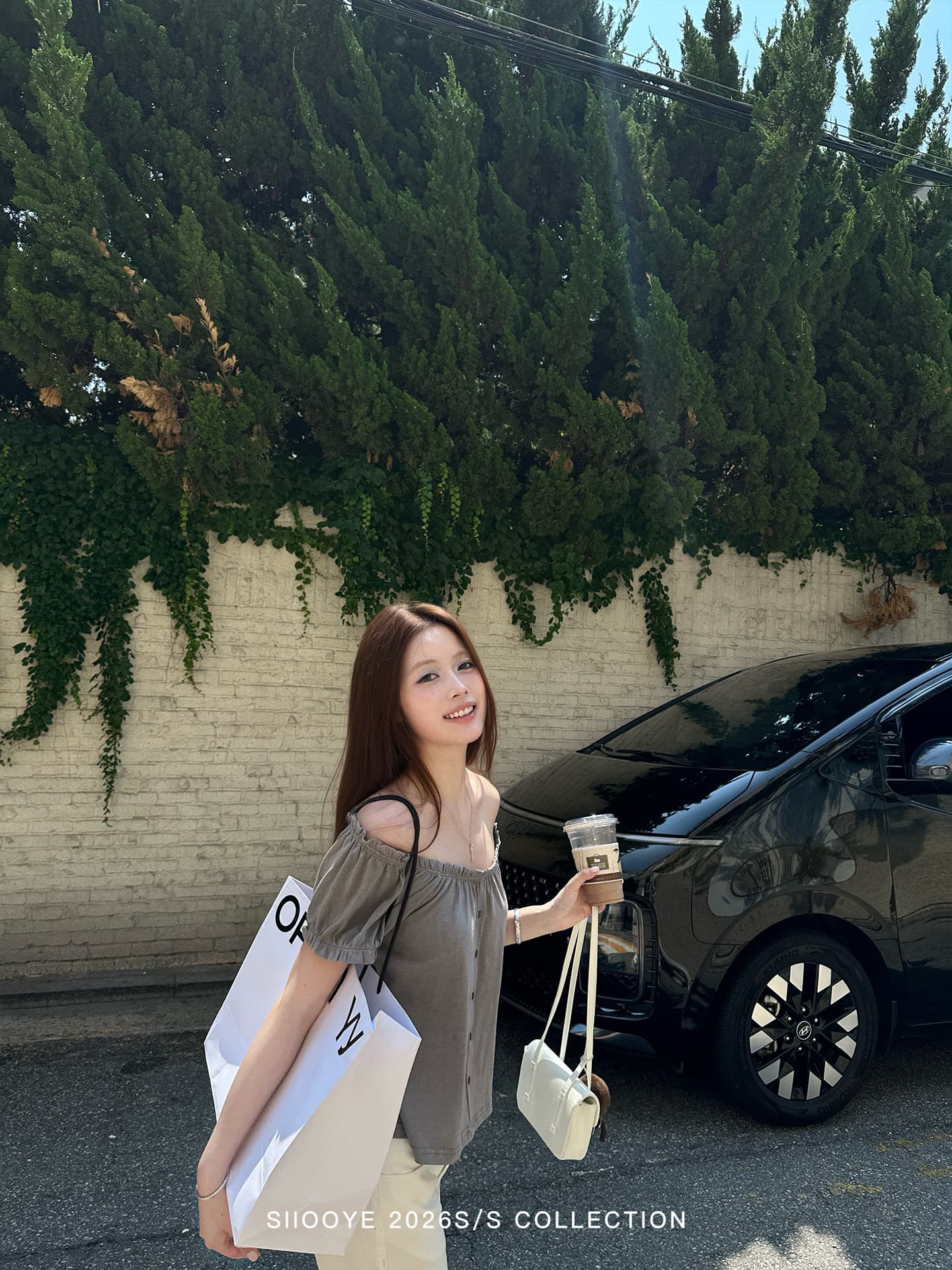 siiooye 정회원 반드시 buy 삼색 포함 주간 실크 프릴 레이스업 티셔츠 반팔 여성 여름 인형 셔츠 얇은 맨위 상세 이미지 6