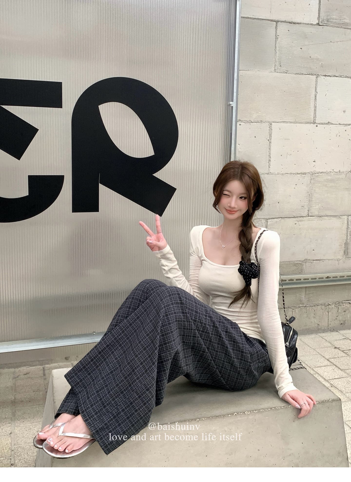 깊은 u 칼라 긴팔 티셔츠 여성 여름과 가을 얇은 스타일 한 부서 부드러운 허리 수축 핫걸 슬림해 보이는 다용도 작은 대중 스트라이프 맨위 상세 이미지 25