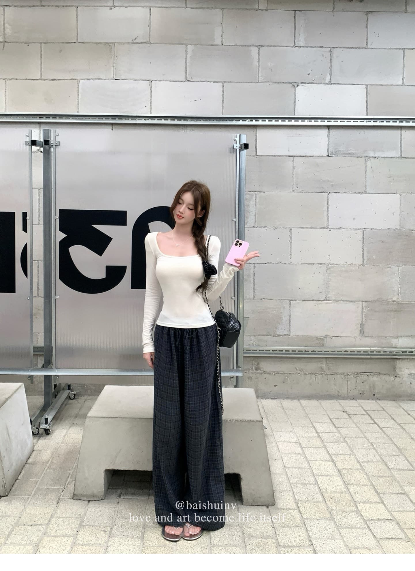 깊은 u 칼라 긴팔 티셔츠 여성 여름과 가을 얇은 스타일 한 부서 부드러운 허리 수축 핫걸 슬림해 보이는 다용도 작은 대중 스트라이프 맨위 상세 이미지 37