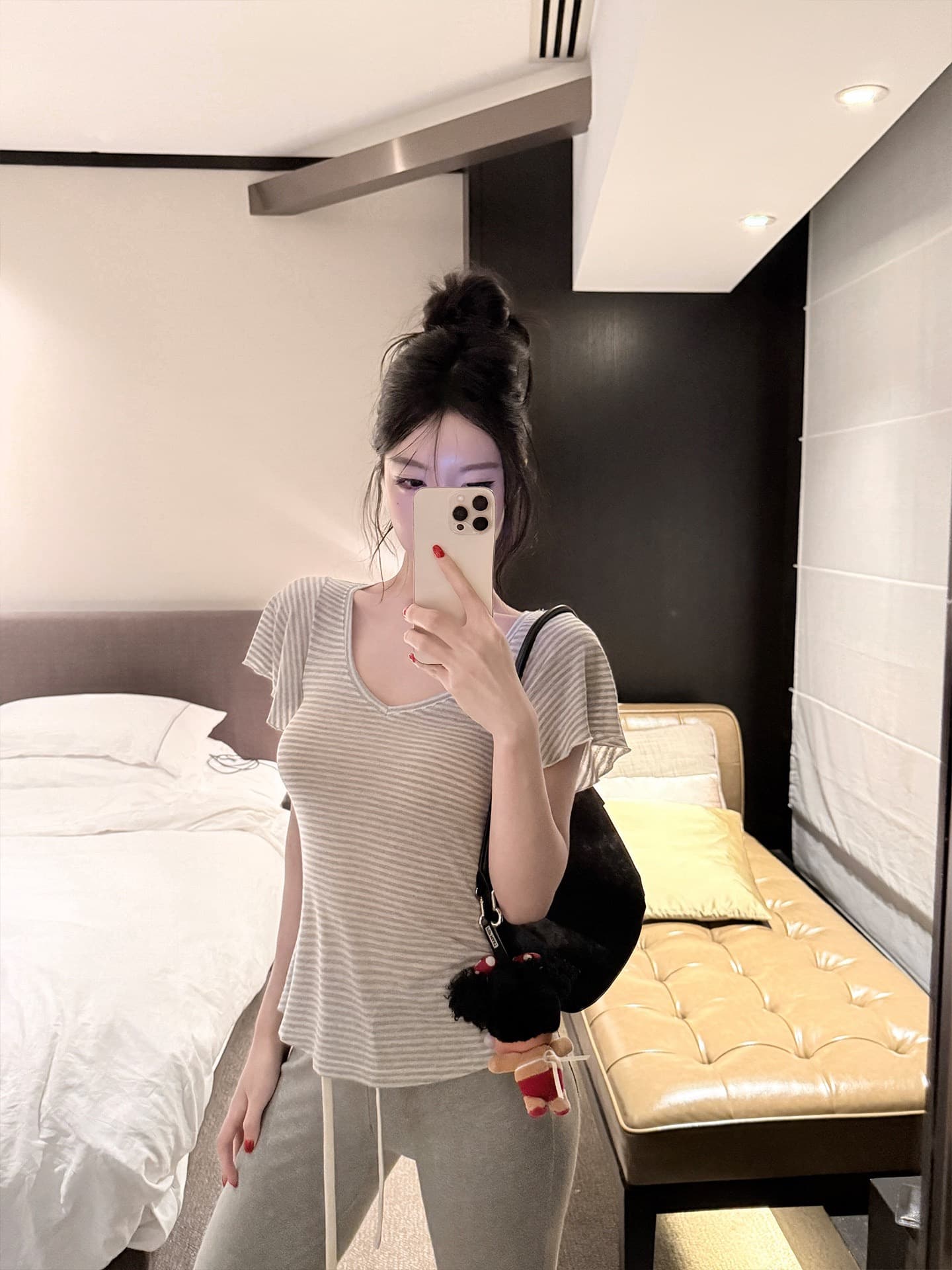 주간 실크 리브 원단 도루 피하다. 접근 원본 종류 새로운 허리 수축 슬림해 보이는 몸매 가꾸기 다용도 맨위 트렌디 이미지 3