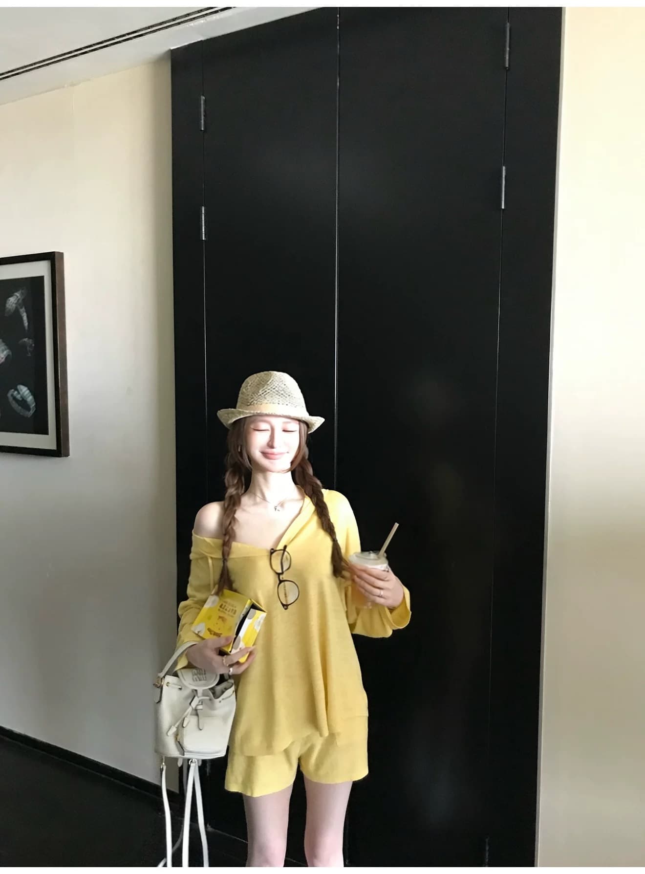 게으른 빛 산소 캐주얼 스포츠 슈트 여성 봄 여름 투피스 세트 반바지 후드티 루즈핏 가정 외출용 러닝 서비스 상세 이미지 30