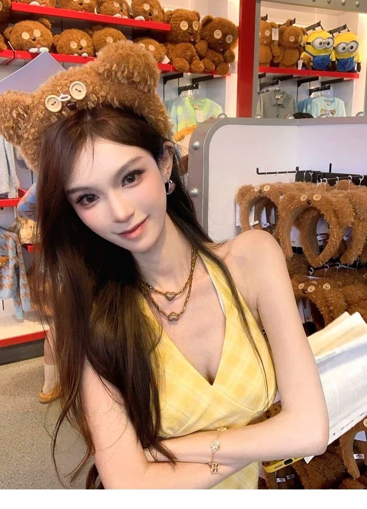 낭만주의 프랑스식 V넥 행침 목 여성 드레스 디자인 센스 태국 하이난 삼아 해변가 부드러운 휴가 바람 롱 스커트 상세 이미지 36