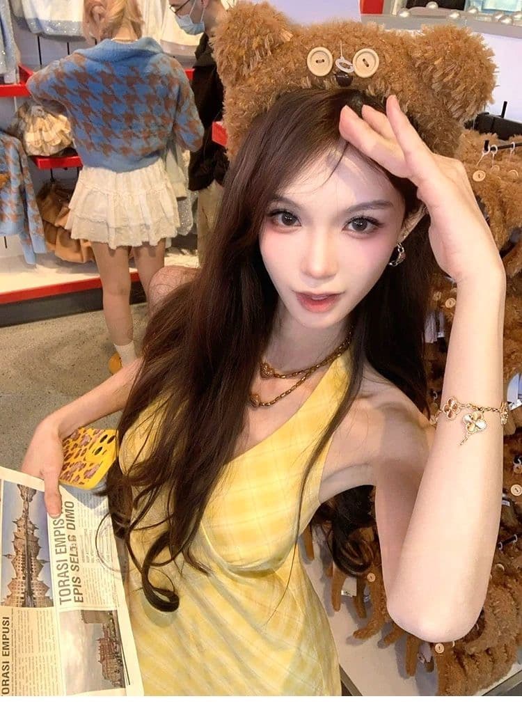 낭만주의 프랑스식 V넥 행침 목 여성 드레스 디자인 센스 태국 하이난 삼아 해변가 부드러운 휴가 바람 롱 스커트 상세 이미지 41