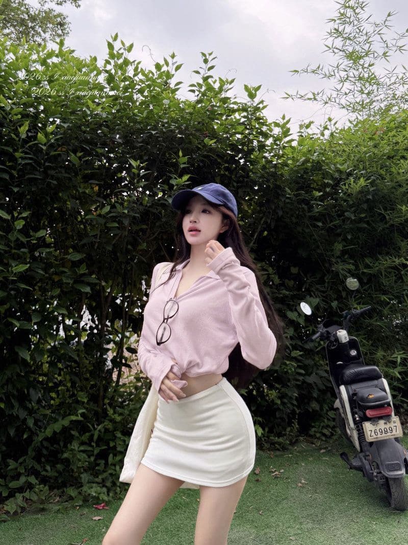 눈꽃 면 POLO 칼라 긴팔 티셔츠 여성 여름 얇은 스타일 통기성 태양 보호 셔츠 몸매 가꾸기 다용도 맨위 chic 트렌디 상세 이미지 11