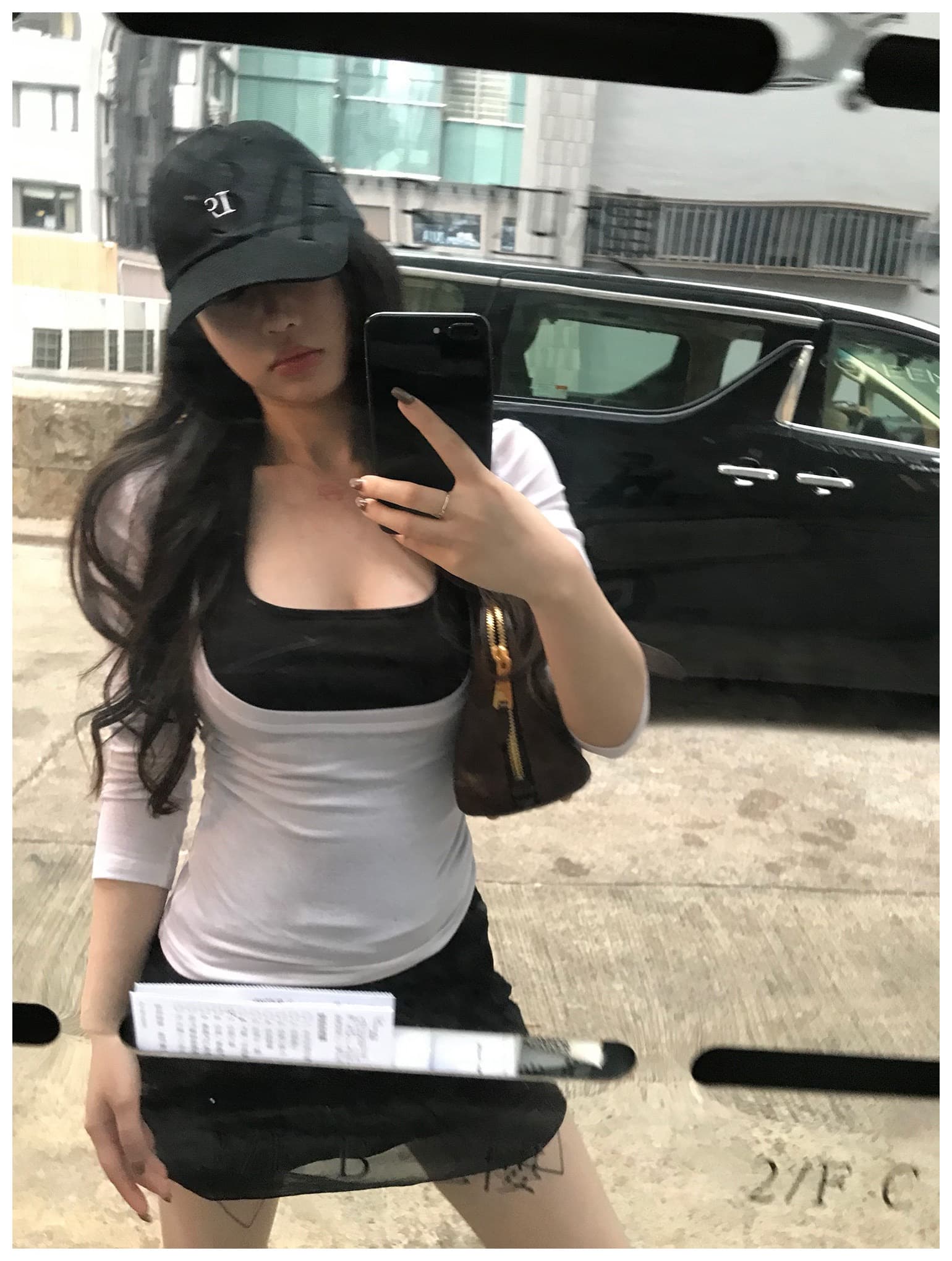 아름다운 핫걸 세트 여성 이른 가을 새로운 마이크로 ~을 통해 얇은 스타일 긴팔 티셔츠 인사이드 가져 가라. 행침 목 캐미솔 투피스 세트 상세 이미지 3