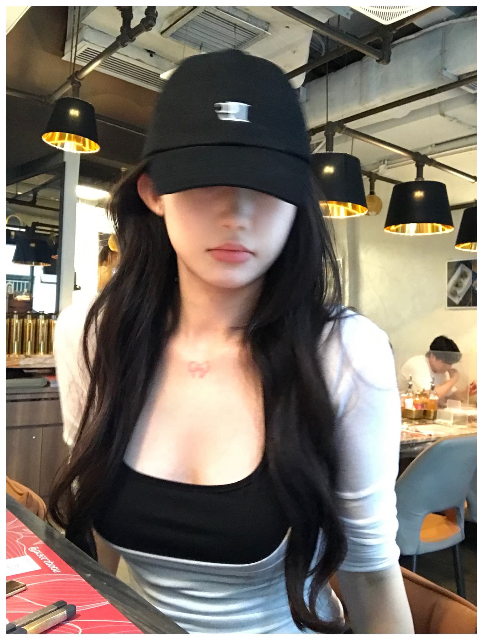 아름다운 핫걸 세트 여성 이른 가을 새로운 마이크로 ~을 통해 얇은 스타일 긴팔 티셔츠 인사이드 가져 가라. 행침 목 캐미솔 투피스 세트 상세 이미지 6