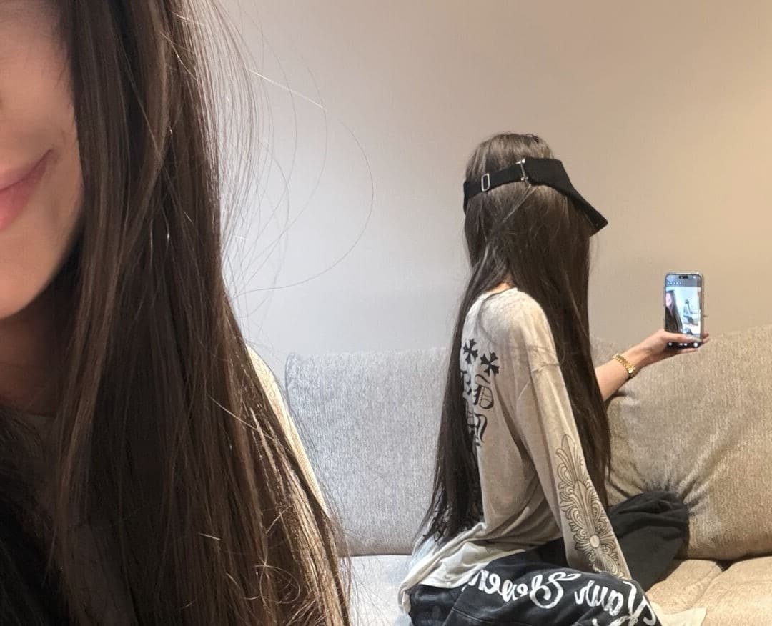 눈꽃 면 레트로 섹션 산스크리트어 알파벳 마이크로 ~을 통해 블라우스 긴팔 티셔츠 여성 조기 가을 살구 색상 루즈핏 캐주얼 맨위 상세 이미지 23