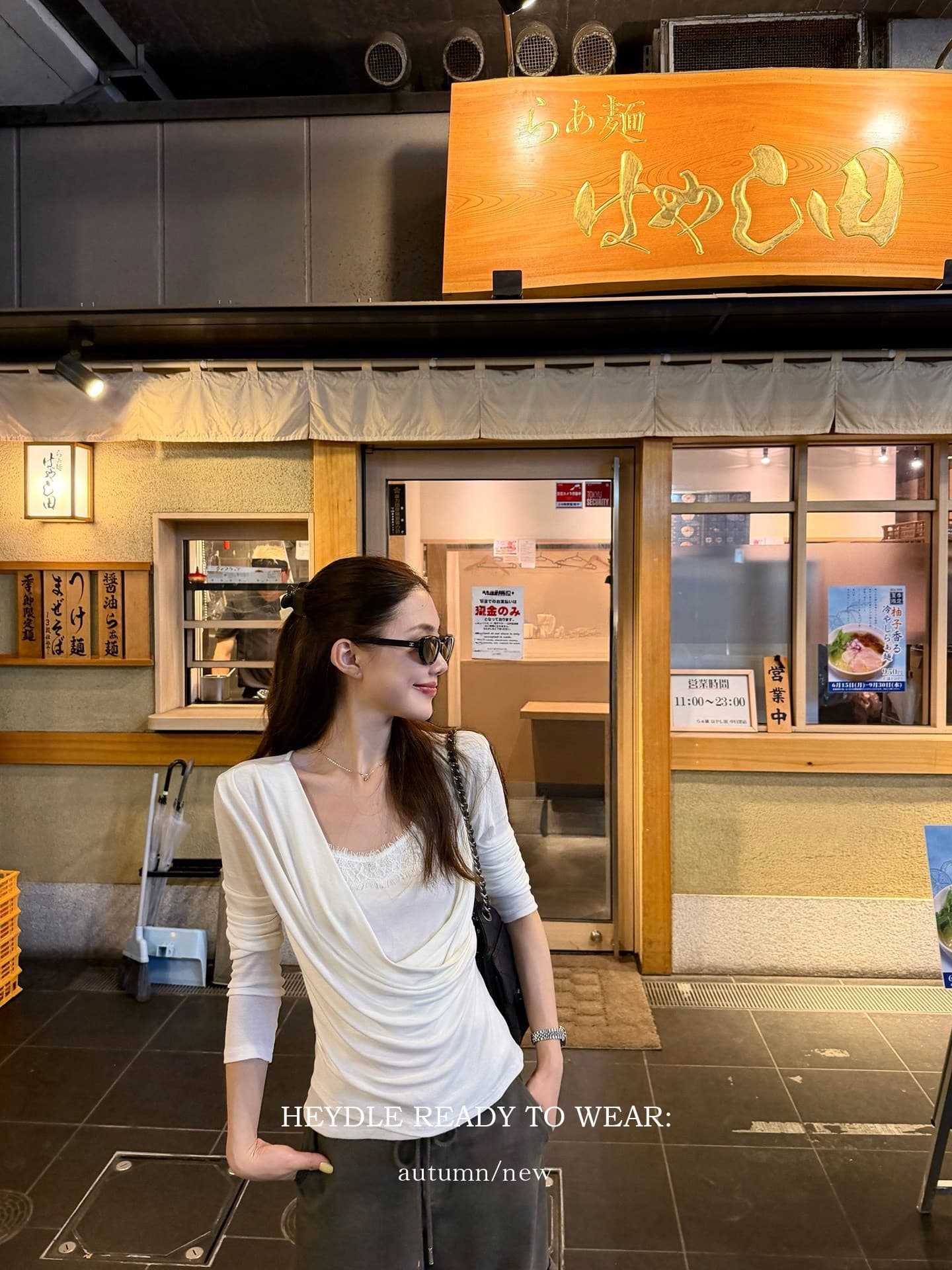 라이 경기 서울 흔들다 칼라 레이스 조각 작은 셔츠 부드러운 찹쌀 프로 피부 페이크 레이어드 맨위 여성 조기 가을 허리 수축 주름 긴팔 이미지 2