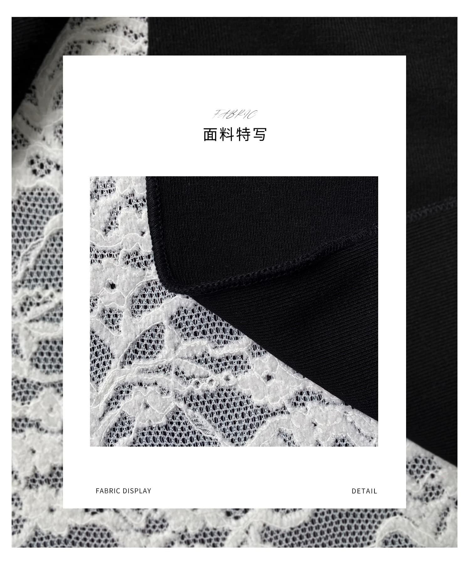 디자인 센스 레이스 조각 페이크 레이어드 긴팔 티셔츠 여성 겨울 새로운 몸매 가꾸기 슬림해 보이는 기본 셔츠 맨위 상세 이미지 2