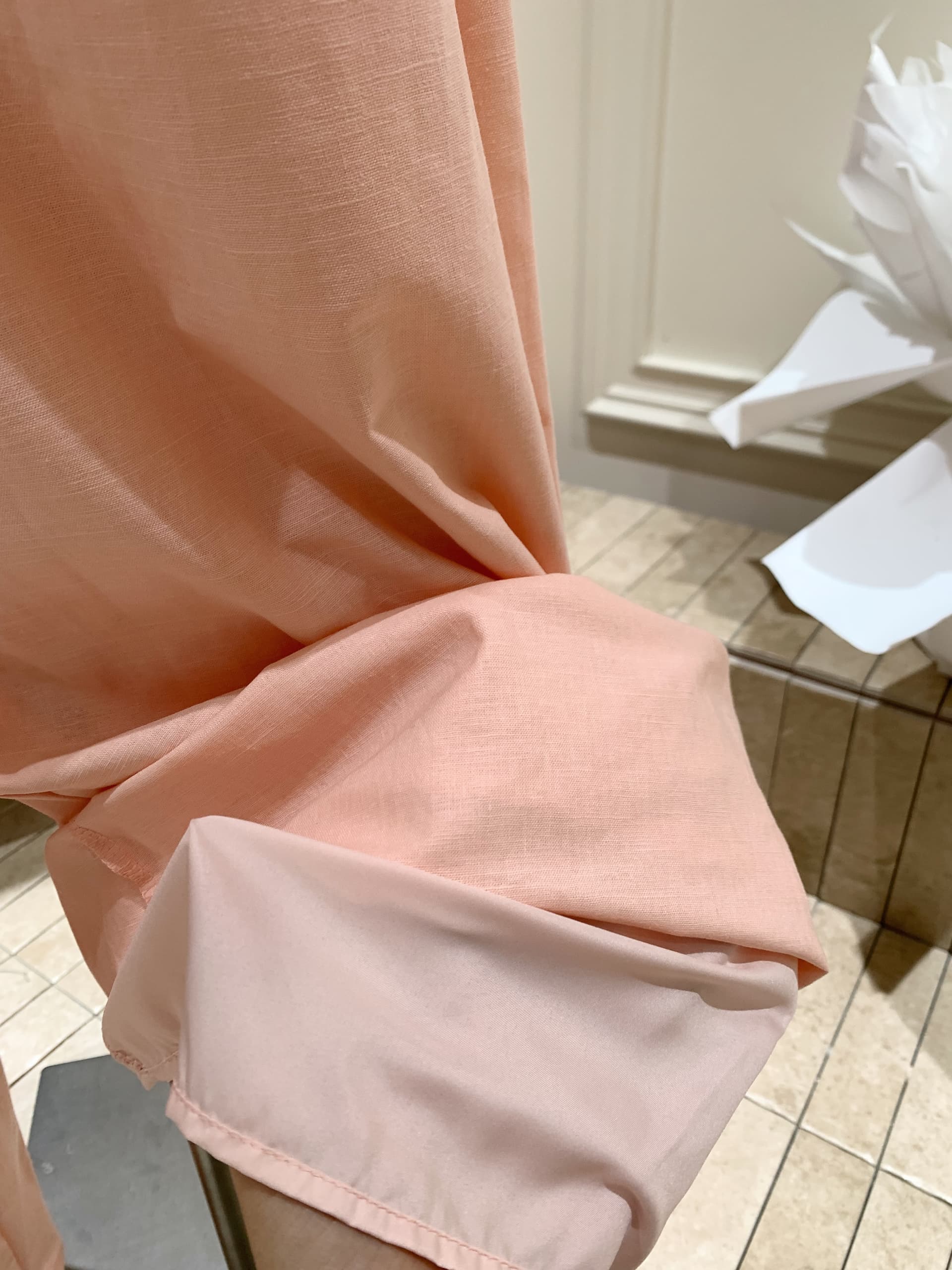 5werkwen 여성 셔츠 여름 화이트 품격 다용도 루즈핏 캐주얼 느긋한 바람 라미 긴팔 셔츠 세트 상세 이미지 3