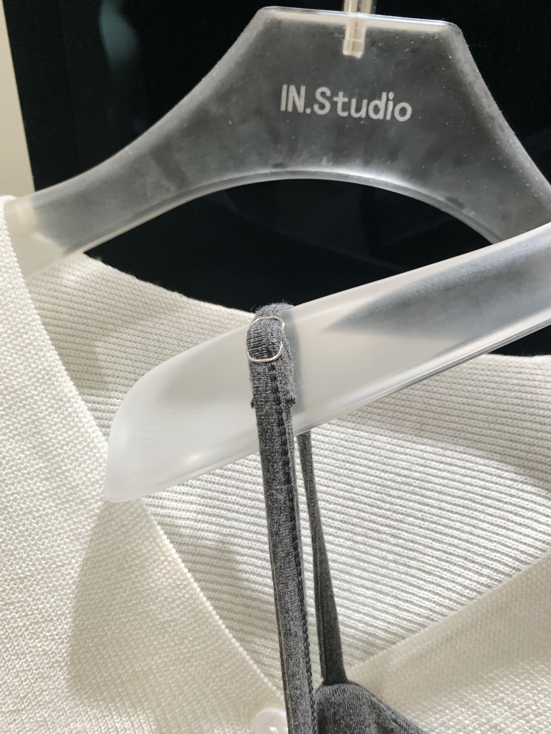 fax 포도 나무 자매 같은 단락 오후 뻗 시리즈 lithe 유 좋은 어깨끈 불규칙 허리 수축 슬림해 보이는 드레스 상세 이미지 11