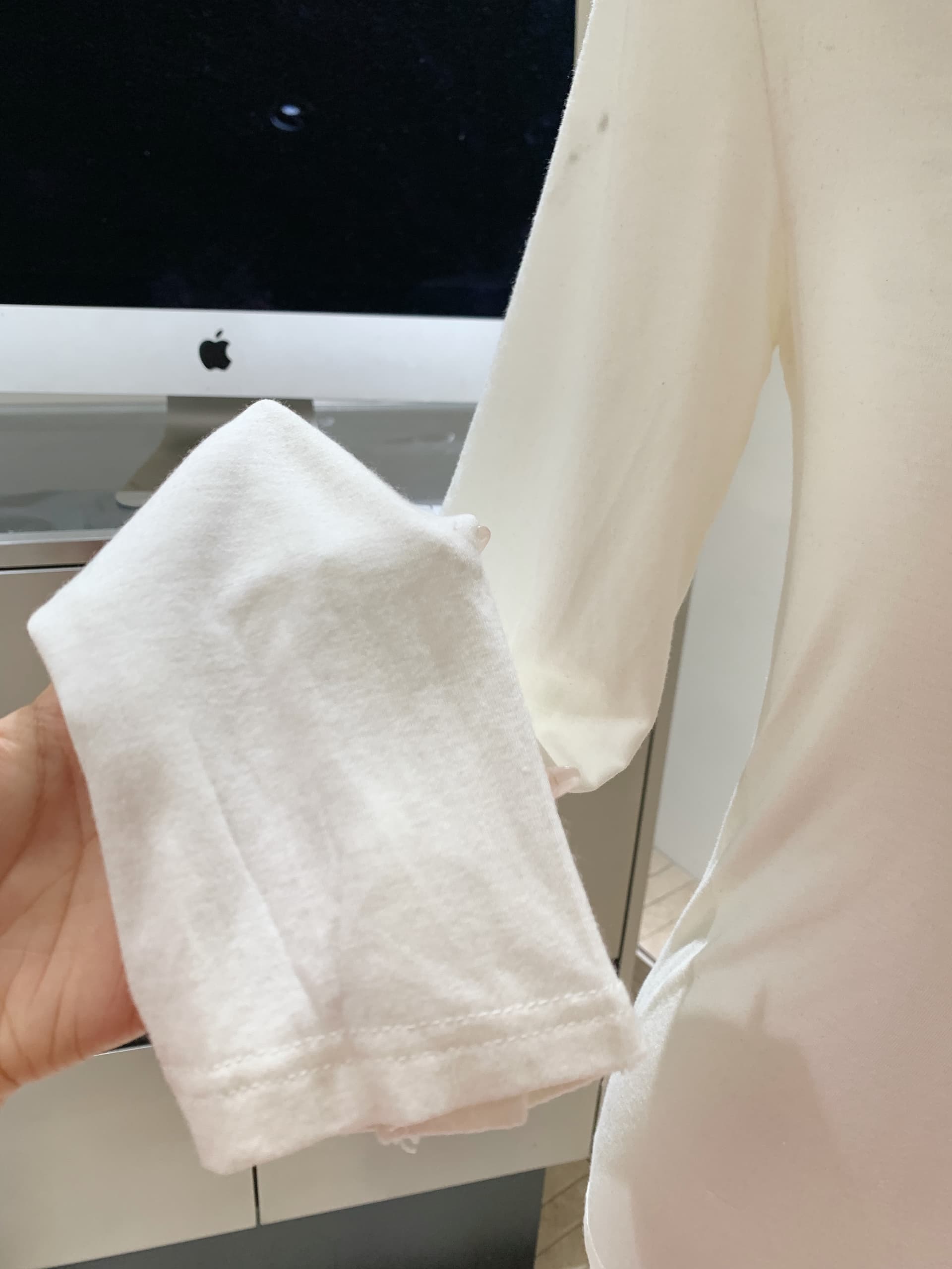 작은 뭐라구? 작은 제니 화이트 순수한 욕망 바람 나팔 소매 몸매 가꾸기 슬림해 보이는 다용도 만나는 맨위 상세 이미지 8