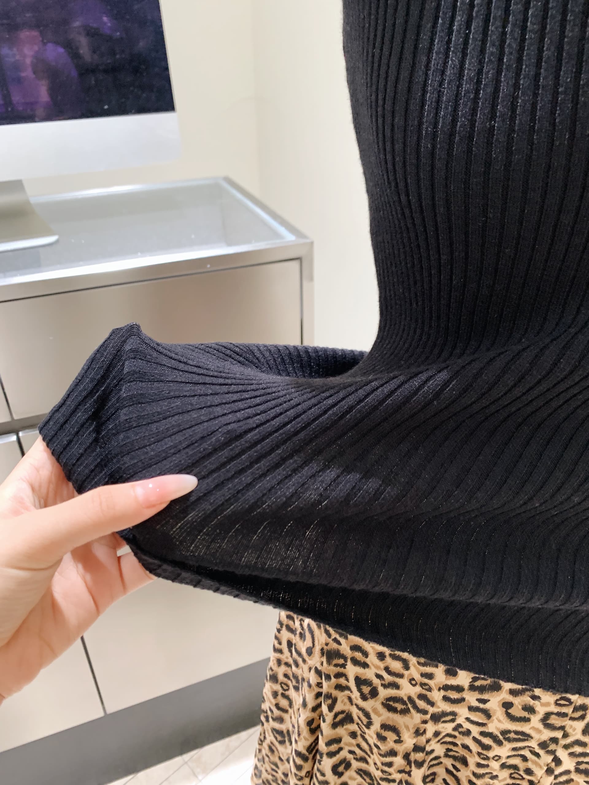 solo 폭발 폭발 맞춤 여름 레트로 몸매 가꾸기 조끼 레오파드 무늬 치마 세트 여성 2026 슈퍼 화재 착용 가져 가라. 전체 집합 상세 이미지 5
