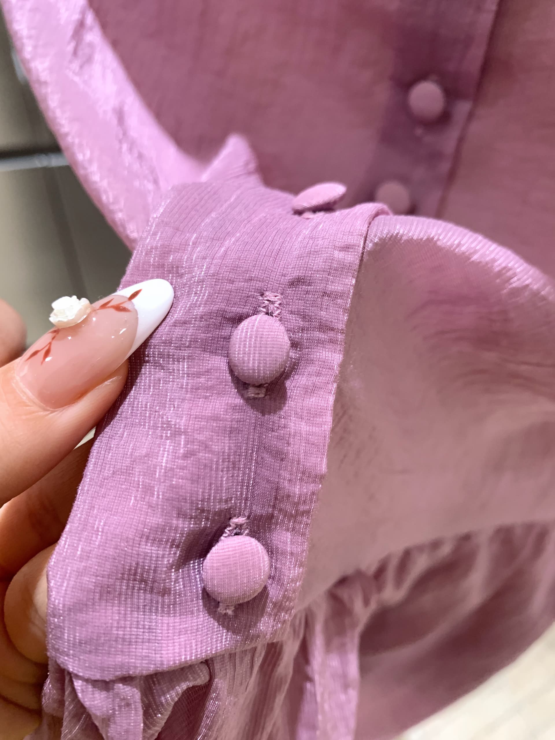 포도 나무 자매 같은 단락 한 부서 스택 착용 Tulle 광장 칼라 단추 슬립 여성 드레스 봄 여름 멜빵 길다 치마 상세 이미지 12