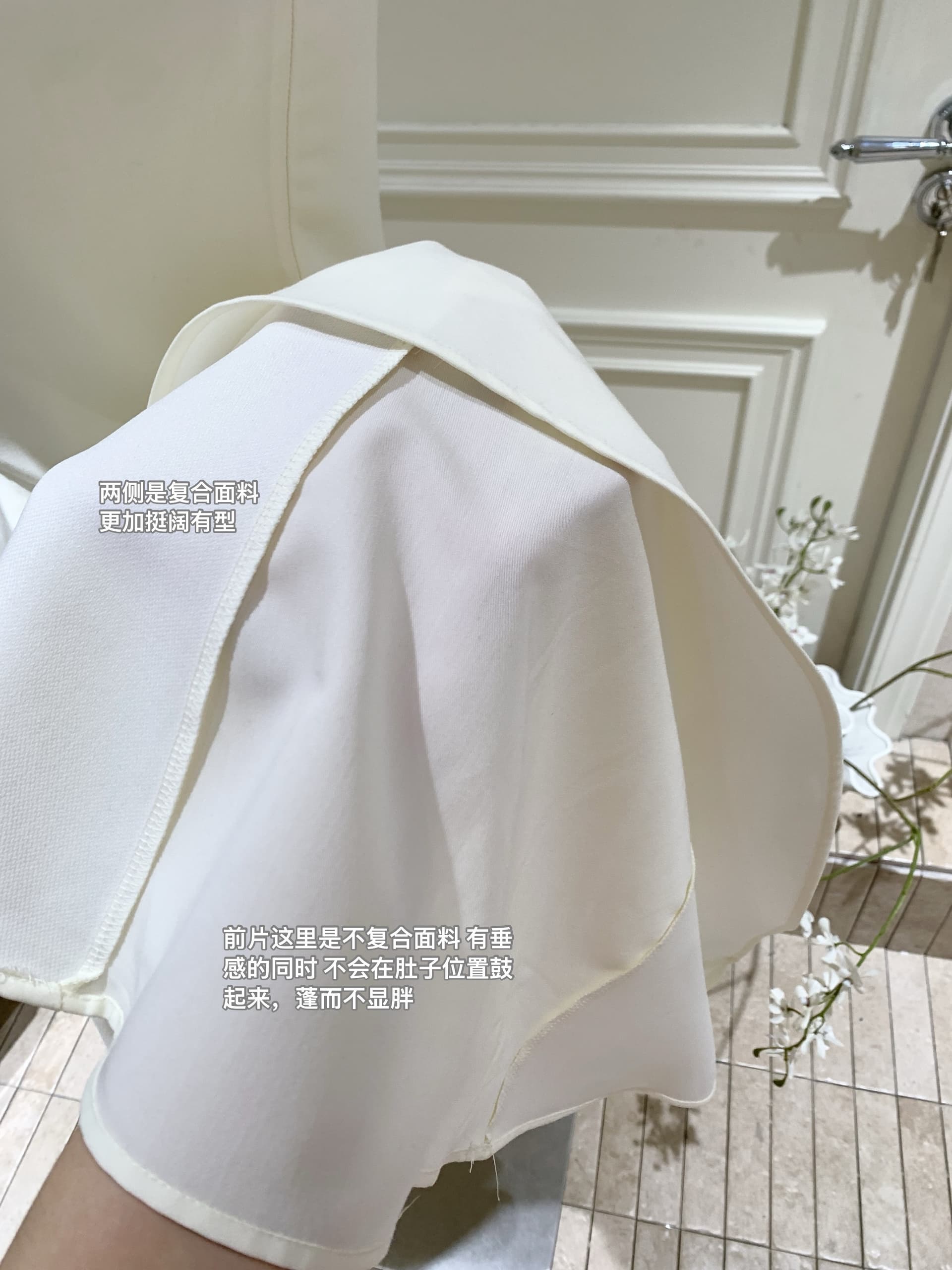 avenement 한 마디 백리스 드레스 광장 칼라 허리 수축 대 치마 조끼 스커트 슬립 드레스 치마 아이들 봄 여름 상세 이미지 12