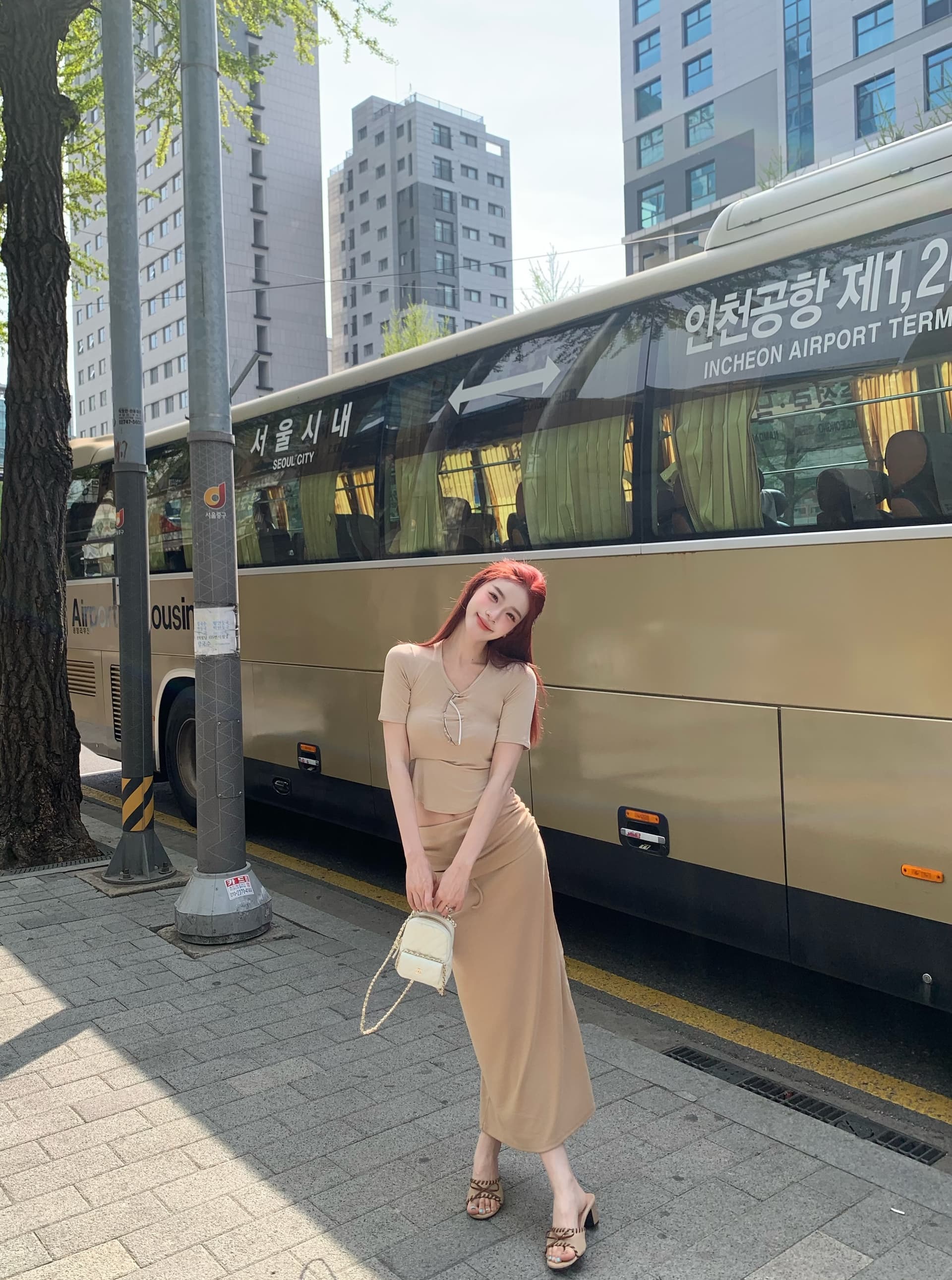 산소 센스 대 u 티셔츠 디자인 센스 뒤집다 측면 허리 머리 캐주얼 레이스업 반신 스커트 여성 펌프 로프 타이트 스커트 느긋한 롱 스커트 상세 이미지 23