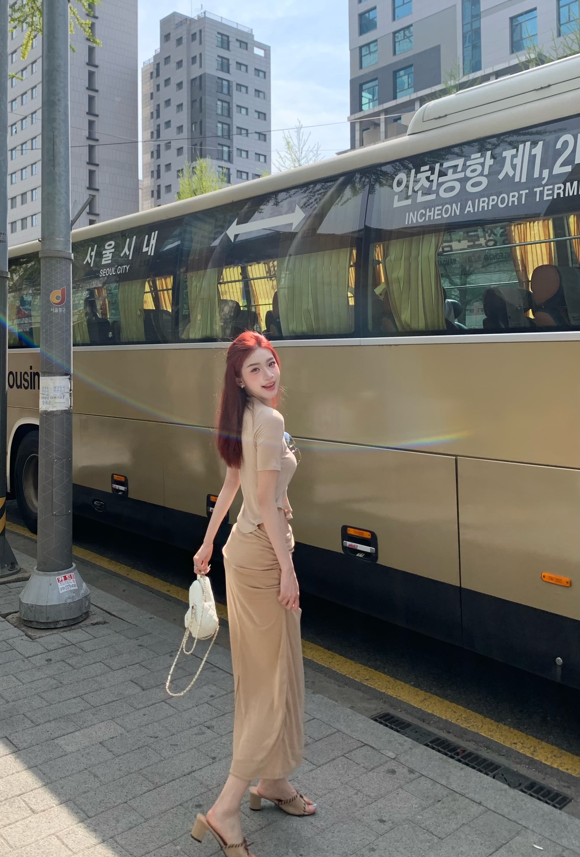 산소 센스 대 u 티셔츠 디자인 센스 뒤집다 측면 허리 머리 캐주얼 레이스업 반신 스커트 여성 펌프 로프 타이트 스커트 느긋한 롱 스커트 상세 이미지 24