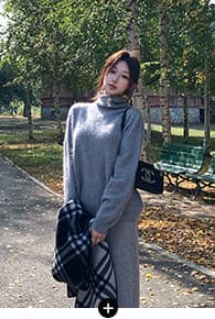 achi 대 또한 수영장 lp 천 골드 센스 양모 꽈배기 니트 넓은 다리 캐주얼 바지 여성 하이웨이스트 긴 바지 스트레이트 팬츠 상세 이미지 5