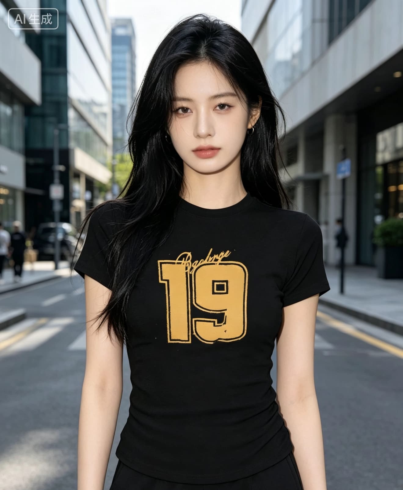 아메리칸 레트로 알파벳 긍정적 인 어깨 반팔 티셔츠 여성 2026 여름 새로운 몸매 가꾸기 슬림해 보이는 달콤한 핫걸 허리 수축 맨위