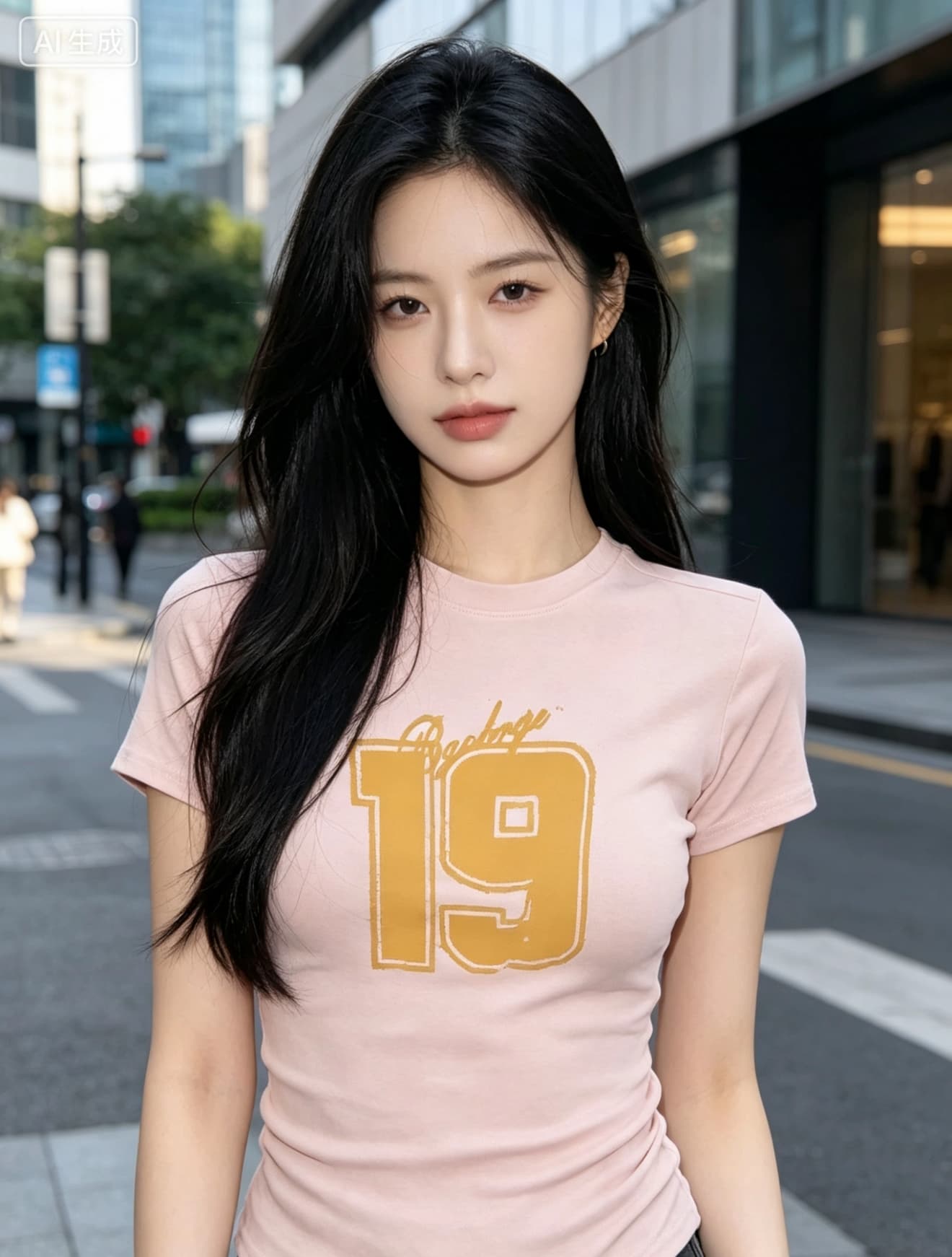 아메리칸 레트로 알파벳 긍정적 인 어깨 반팔 티셔츠 여성 2026 여름 새로운 몸매 가꾸기 슬림해 보이는 달콤한 핫걸 허리 수축 맨위 상세 이미지 3