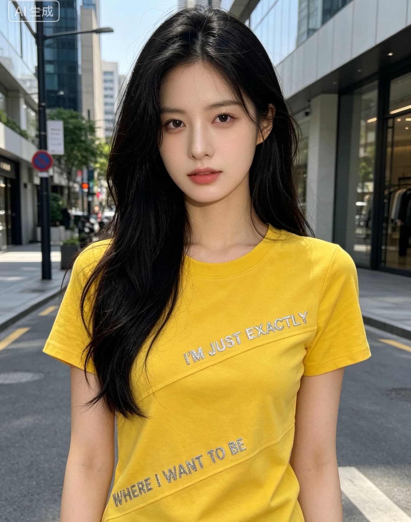 패션 미니멀리즘 알파벳 프린트 반팔 몸매 가꾸기 맨위 트렌디 2026 여름 새로운 쇼트 스타일 캐주얼 다용도 티셔츠 여성 상세 이미지 4